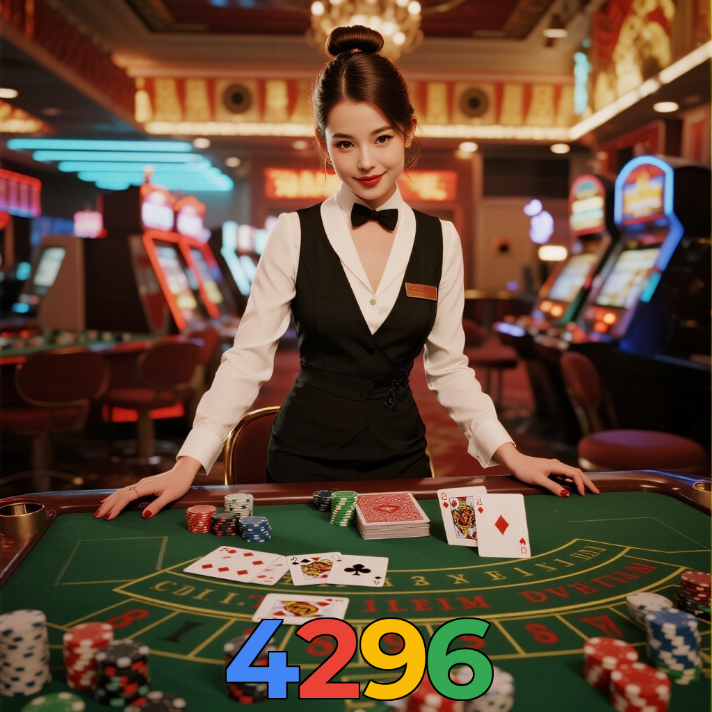 4296:Diversão total com blackjack, poker e apostas ao vivo no futebol!
