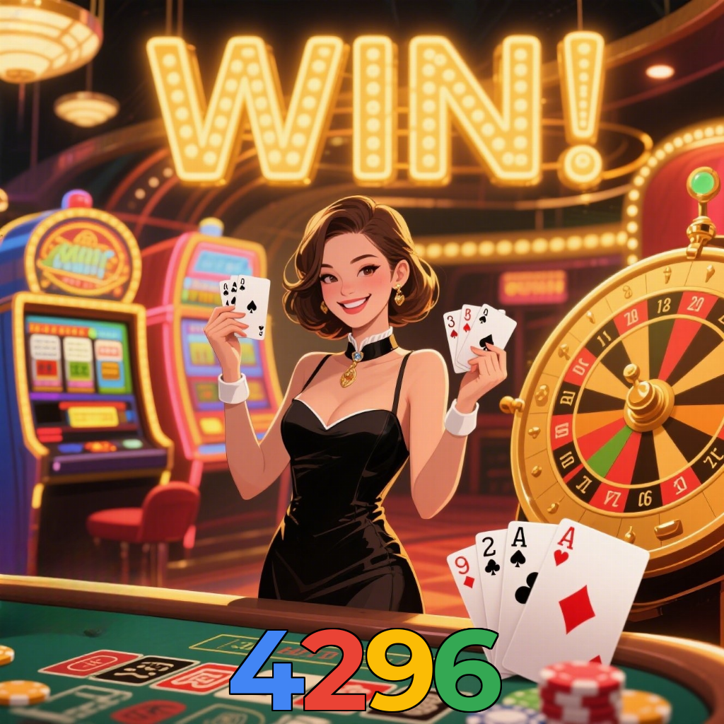 4296:Diversão total com blackjack, poker e apostas ao vivo no futebol!